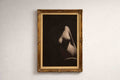 Antique Framed Art — Female Torso Study (Circa 1900–1930)