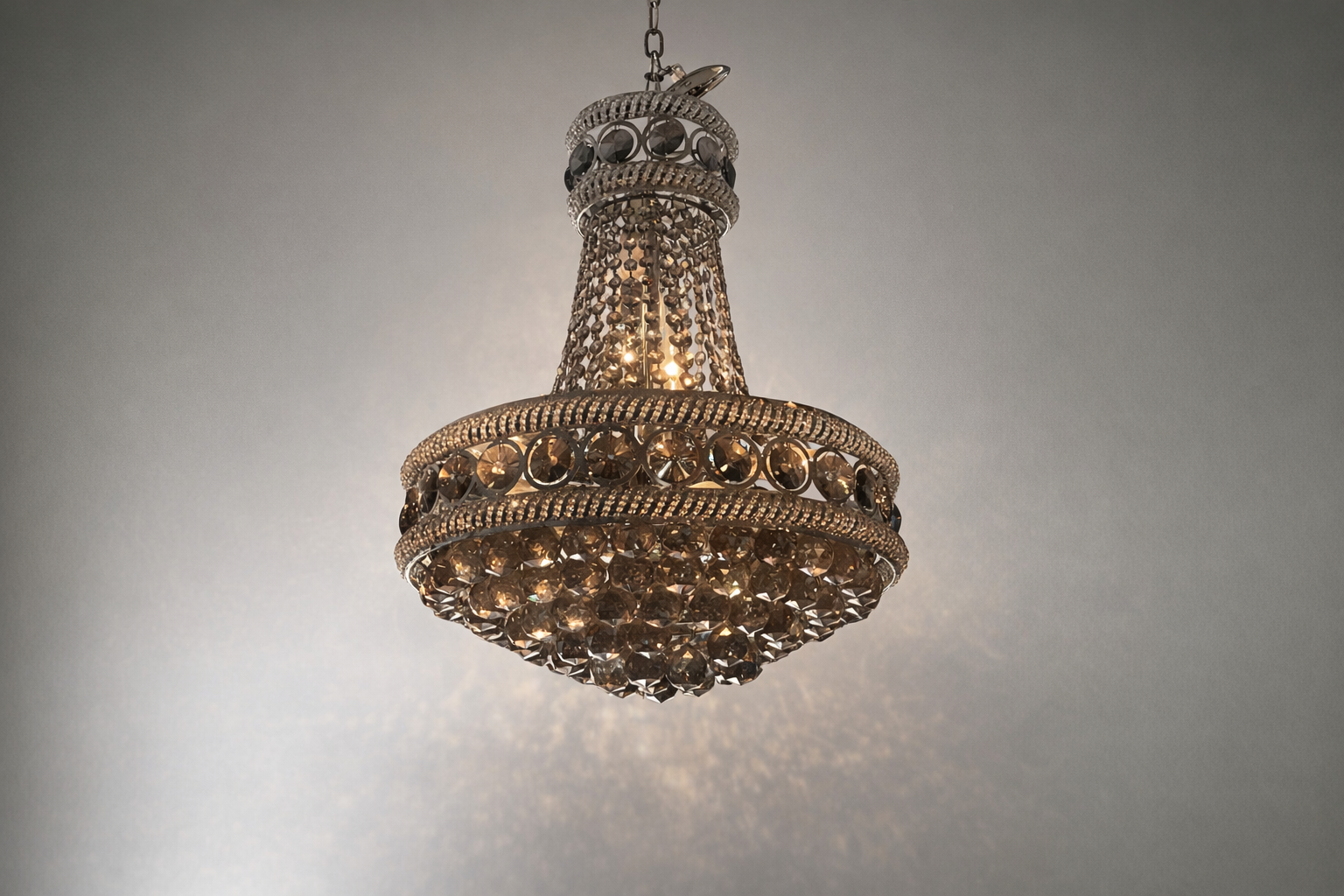 Antique French Empire Crystal Chandelier