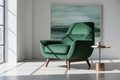 Eloise Green Velvet Lounge Chair