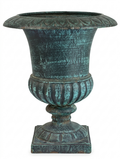 The French Estate Patinated Iron Planter